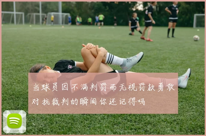 当球员因不满判罚而无视罚款勇敢对抗裁判的瞬间你还记得吗